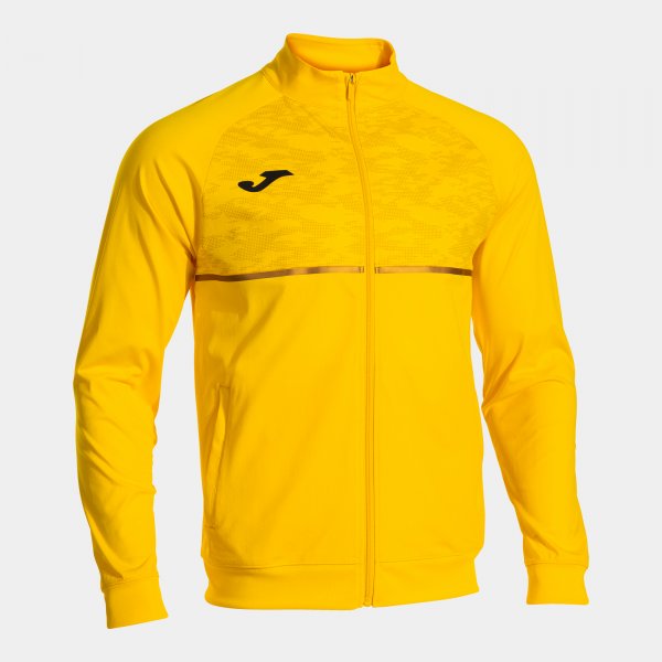 Mikina so zipsom RECORD III FULL ZIP SWEATSHIRT žltá