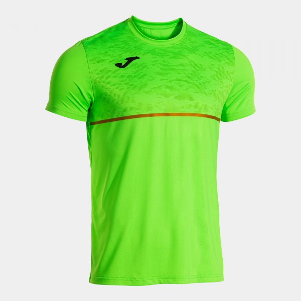 Bežecké tričko RECORD III SHORT SLEEVE T-SHIRT fluo zelená