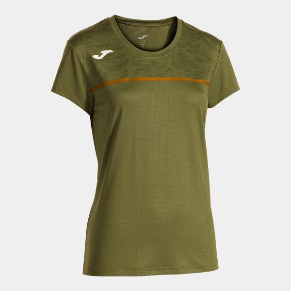 Dámske bežecké tričko RECORD III SHORT SLEEVE T-SHIRT khaki