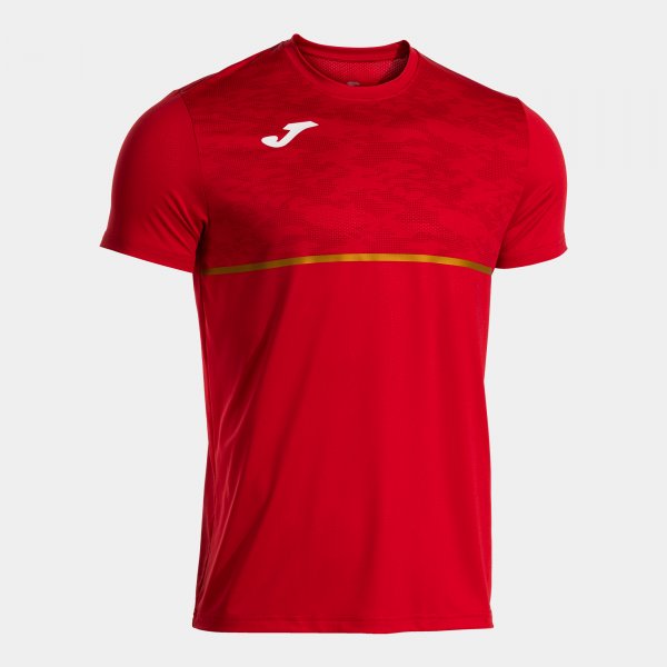 Bežecké tričko RECORD III SHORT SLEEVE T-SHIRT červená
