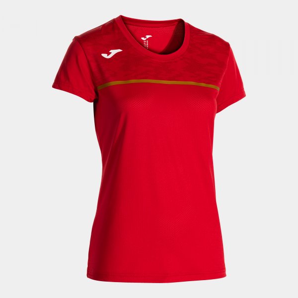 Dámske bežecké tričko RECORD III SHORT SLEEVE T-SHIRT červená