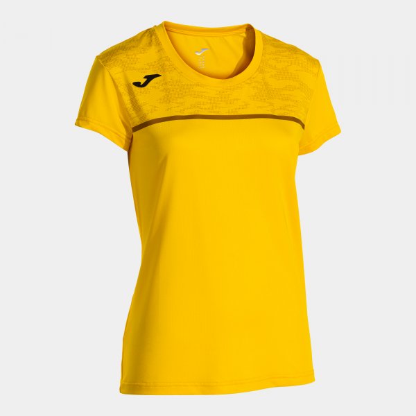 Dámske bežecké tričko RECORD III SHORT SLEEVE T-SHIRT žltá