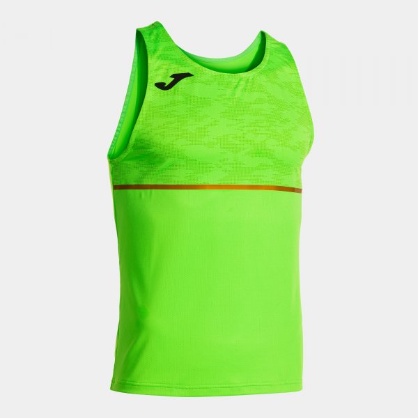 Bežecké tielko RECORD III SLEEVELESS SHIRT fluo zelená