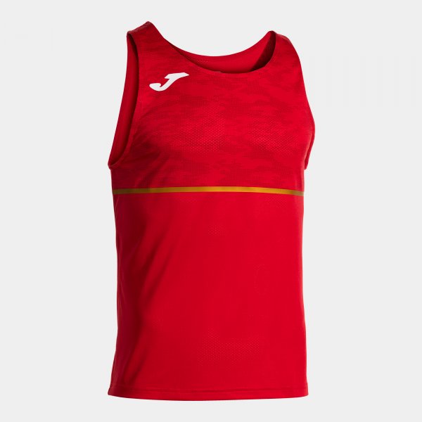 Bežecké tielko RECORD III SLEEVELESS SHIRT červená