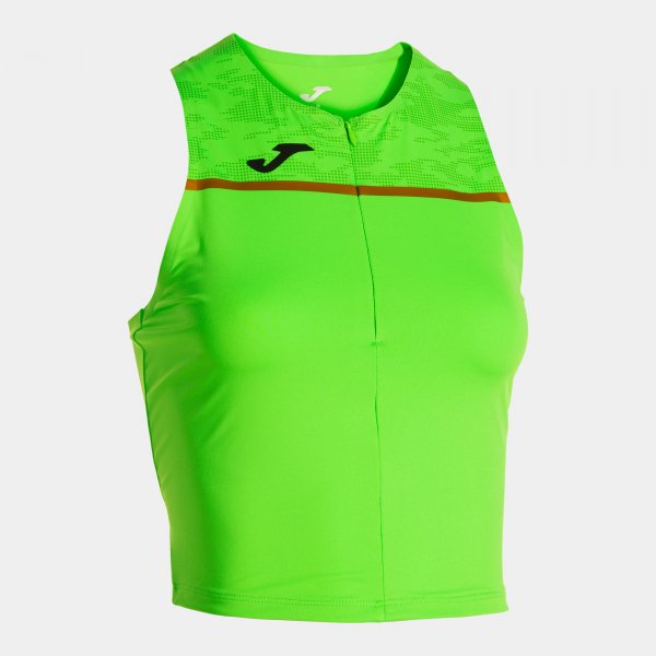 Dámske športové tielko RECORD III TOP fluo zelená