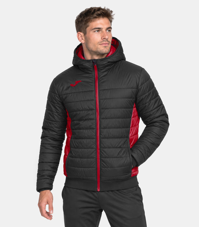 Bunda bomber URBAN V BOMBER JACKET čierna červená
