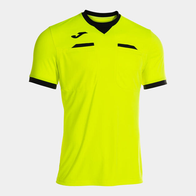 Rozhodcovský dres REFEREE SHORT SLEEVE T-SHIRT fluo žltá čierna