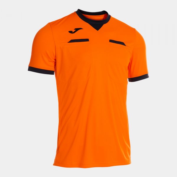 Rozhodcovský dres REFEREE SHORT SLEEVE T-SHIRT oranžová čierna