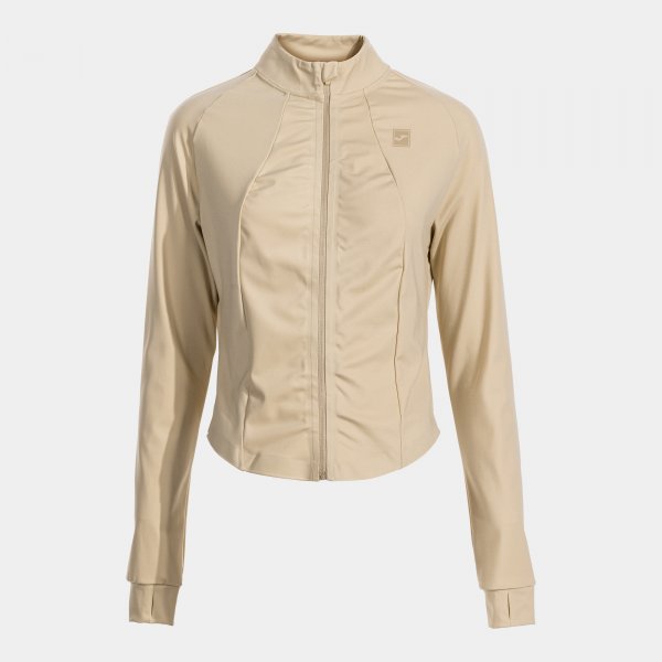 Dámska mikina RESORT FULL ZIP SWEATSHIRT hnedá
