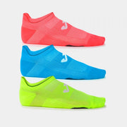 Bežecké ponožky RUNNING NIGHT SOCKS koralová fluo