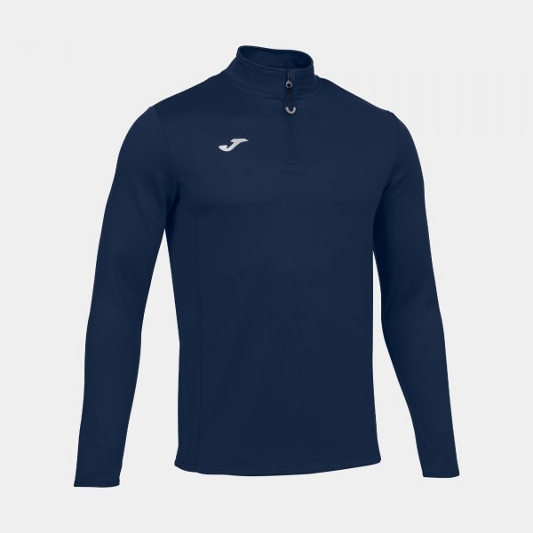 Bežecká mikina SWEATSHIRT RUNNING NIGHT modrá námornícka