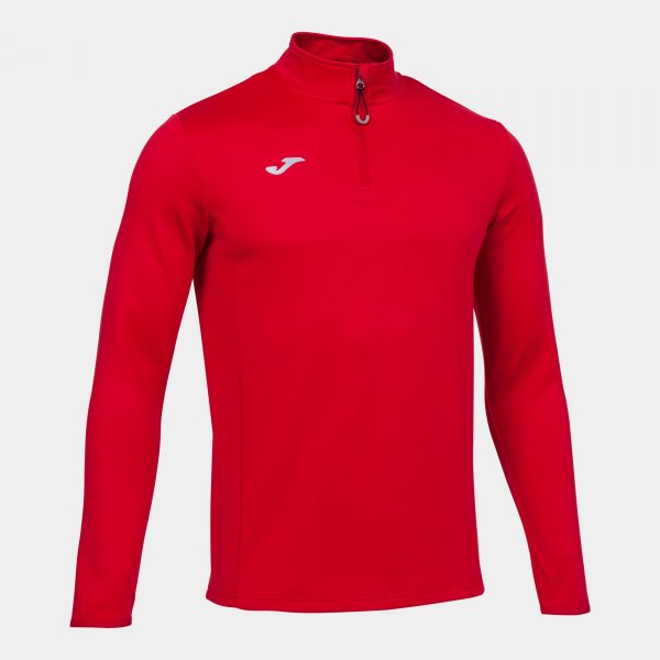 Bežecká mikina SWEATSHIRT RUNNING NIGHT červená