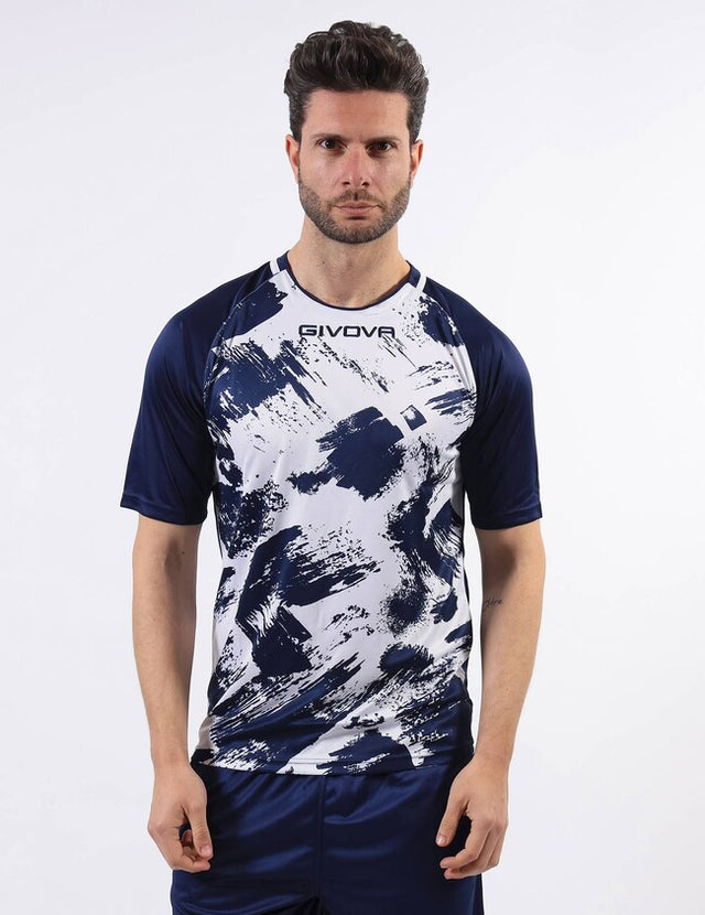 Dres SHIRT ART M/C biela-modrá