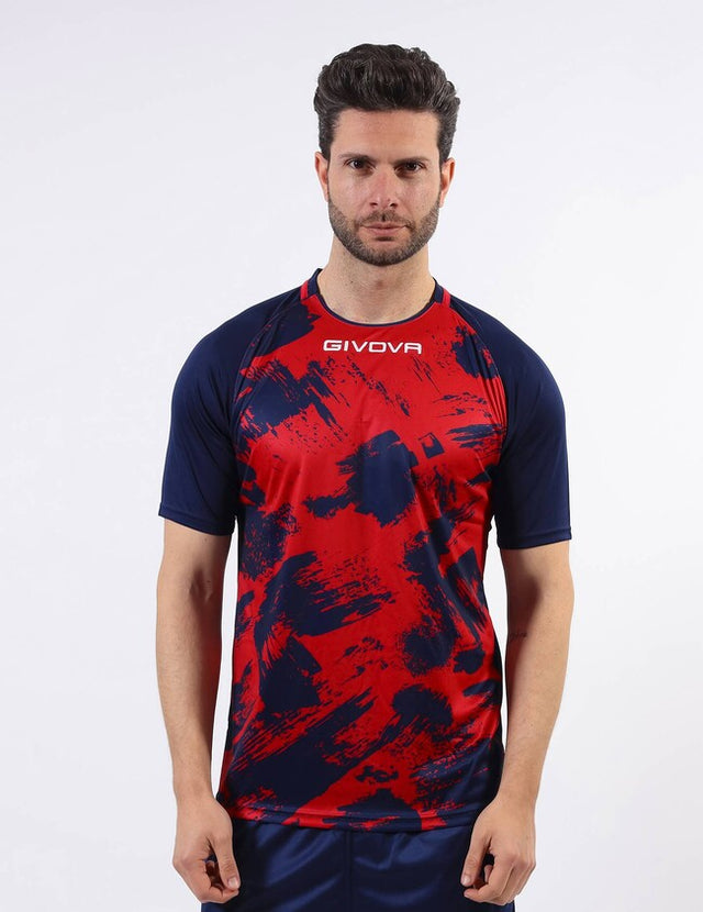 Dres SHIRT ART M/C červená-modrá