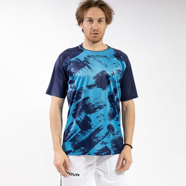 Dres SHIRT ART M/C tyrkysová-modrá