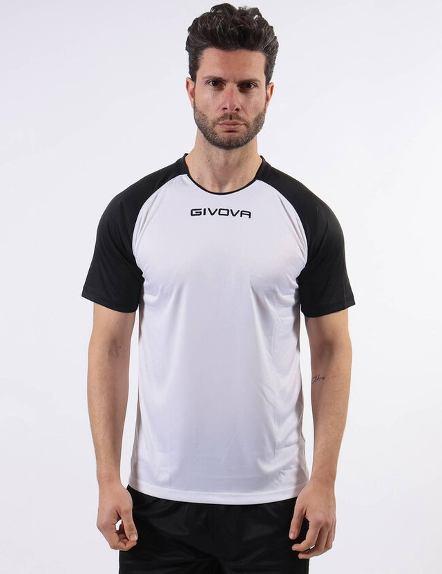 Dres SHIRT CAPO biela-čierna