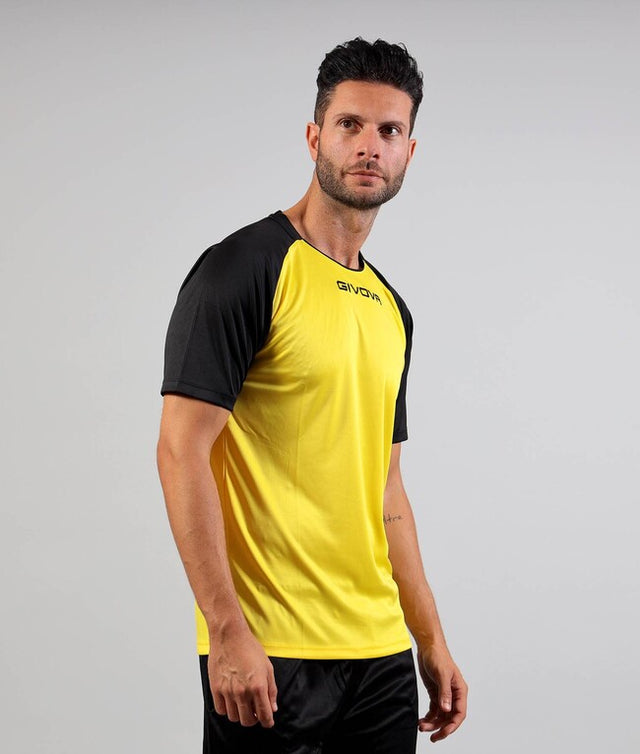 Dres SHIRT CAPO žltá-čierna