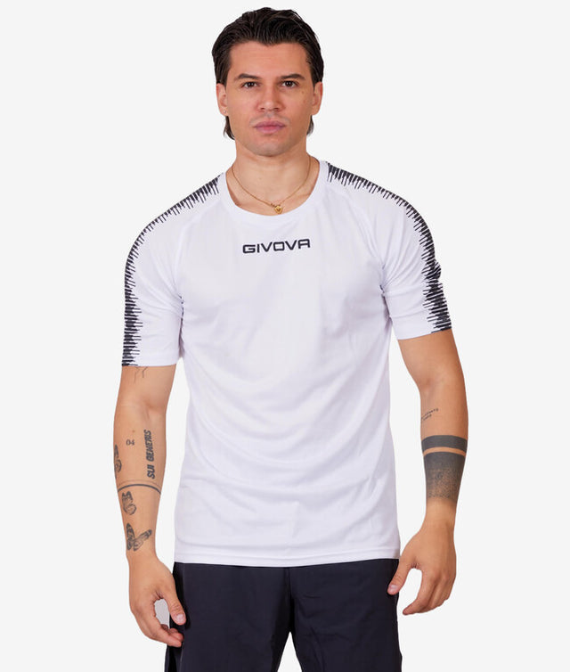 Dres / tričko SHIRT CLUB biela-čierna