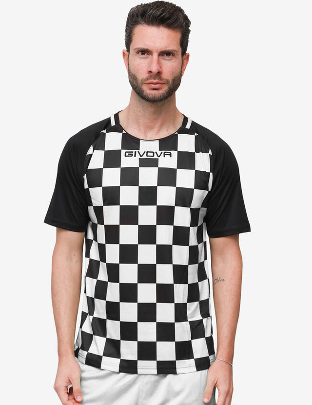 Dres SHIRT DAMA biela-čierna