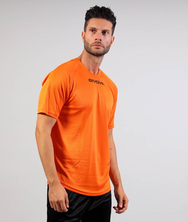 Krátke tričko SHIRT GIVOVA ONE MICROFORATA oranžová