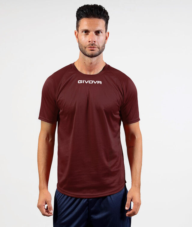 Krátke tričko SHIRT GIVOVA ONE MICROFORATA granátová