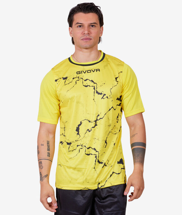 Dres SHIRT GRAFITE žltá-čierna