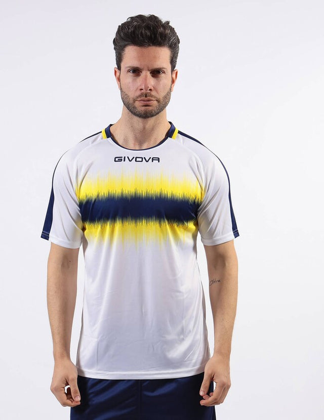 Dres SHIRT RADIO modrá-žltá