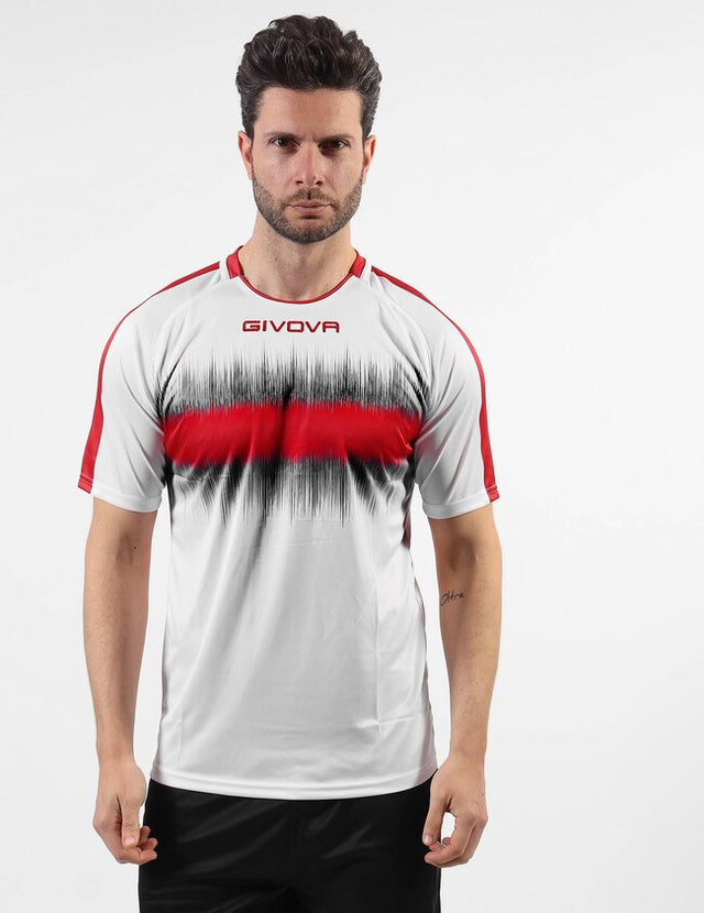 Dres SHIRT RADIO červená-čierna