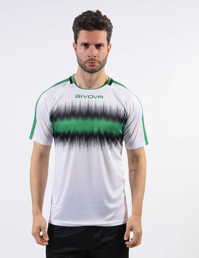SHIRT RADIO INTERLOCK VERDE/NERO