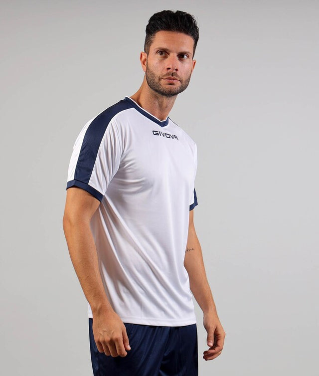Dres SHIRT REVOLUTION biela-modrá