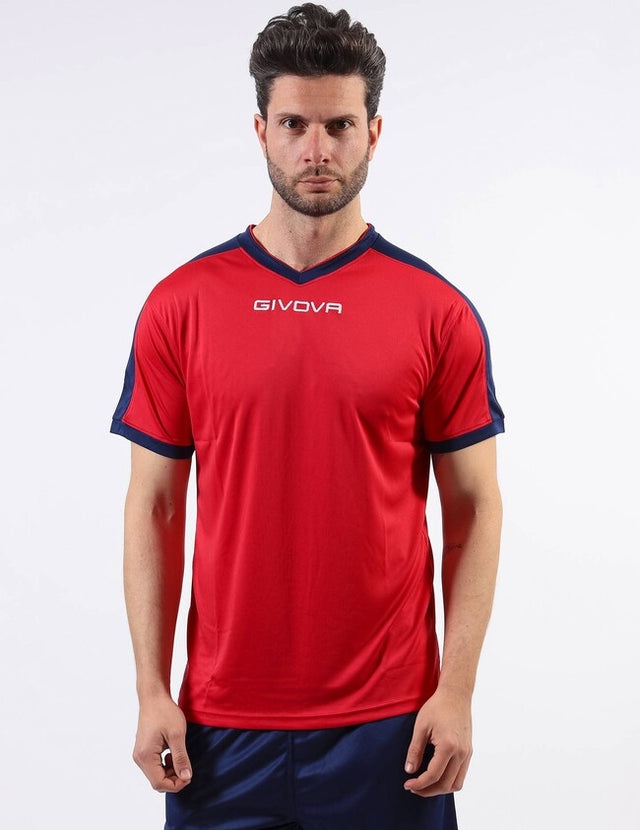 Dres SHIRT REVOLUTION červená-modrá