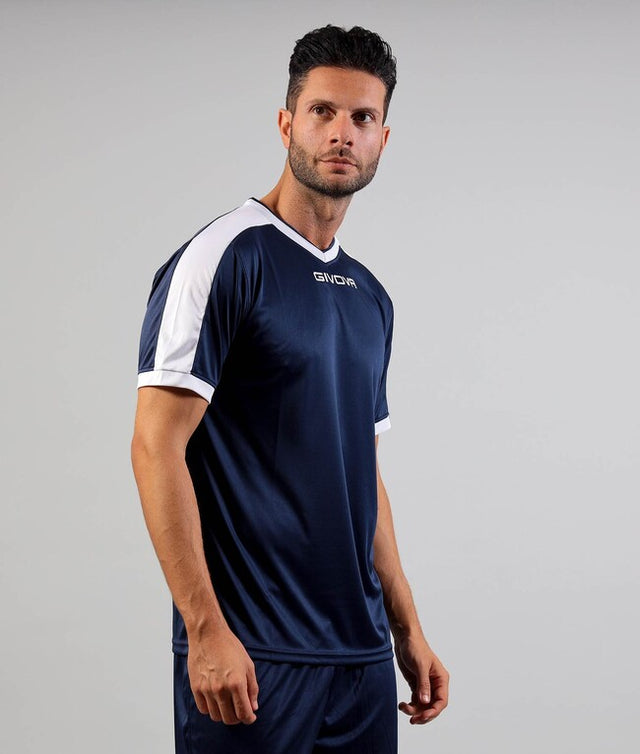 Dres SHIRT REVOLUTION modrá-biela