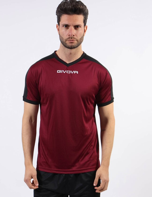 Dres SHIRT REVOLUTION granátová-čierna