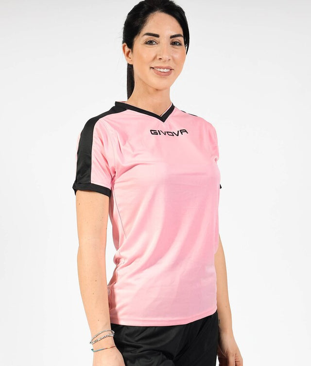 Dres SHIRT REVOLUTION ružová-čierna