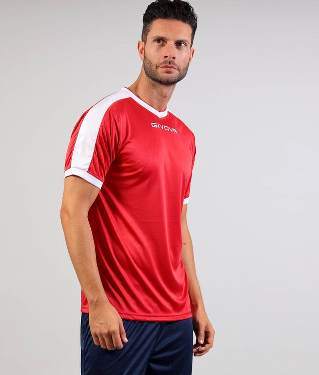 Dres SHIRT REVOLUTION červená-biela