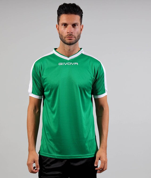 Dres SHIRT REVOLUTION zelená-biela