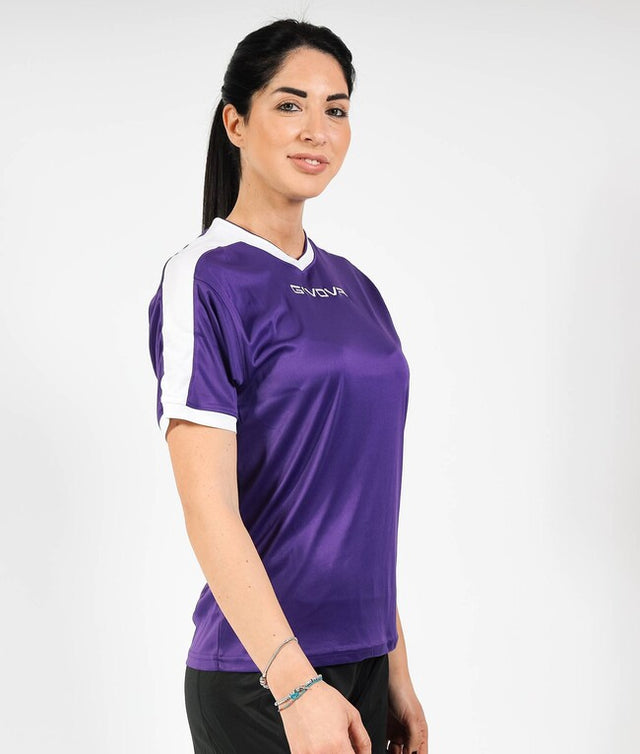 Dres SHIRT REVOLUTION fialová-biela