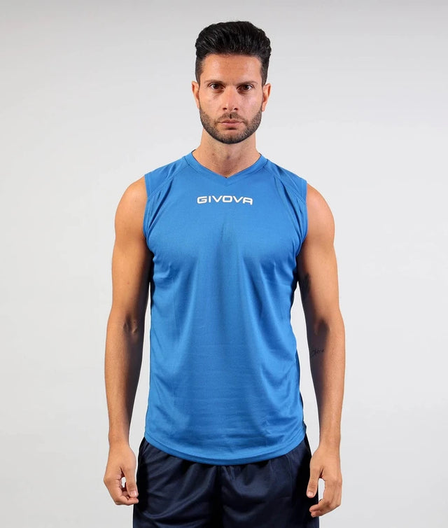 Športové tielko SHIRT SMANICATO GIVOVA ONE azúrová modrá