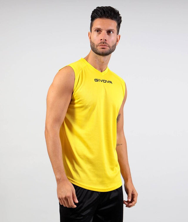 Športové tielko SHIRT SMANICATO GIVOVA ONE žltá