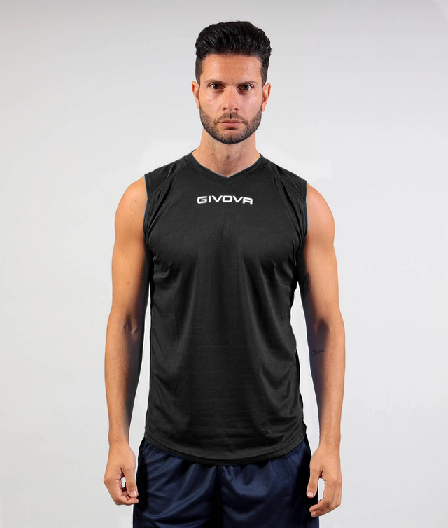Športové tielko SHIRT SMANICATO GIVOVA ONE čierna
