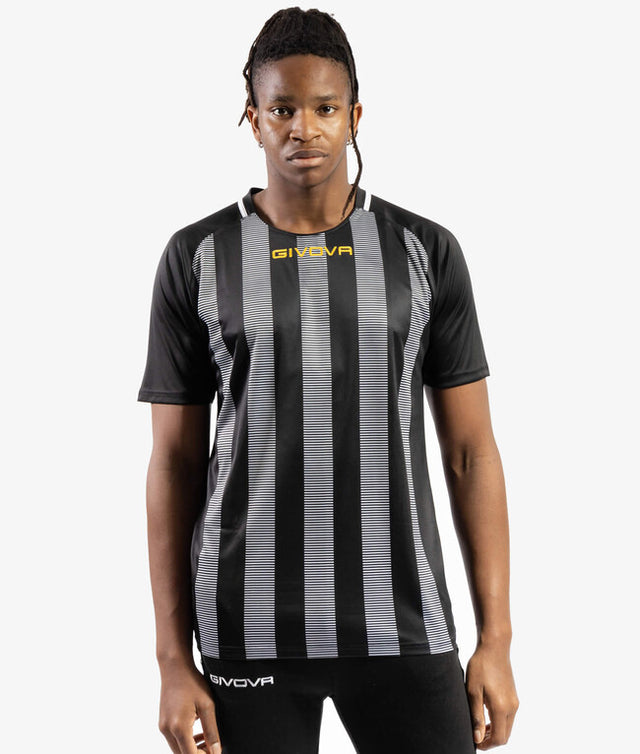 Dres SHIRT TRATTO čierna-biela