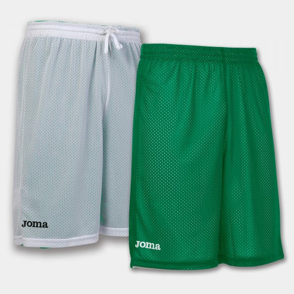 Basketbalové šortky SHORT BASKET REVERSIBLE ROOKIE zelená čierna