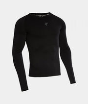 Polo tričko SNOW LONG SLEEVE T-SHIRT čierna