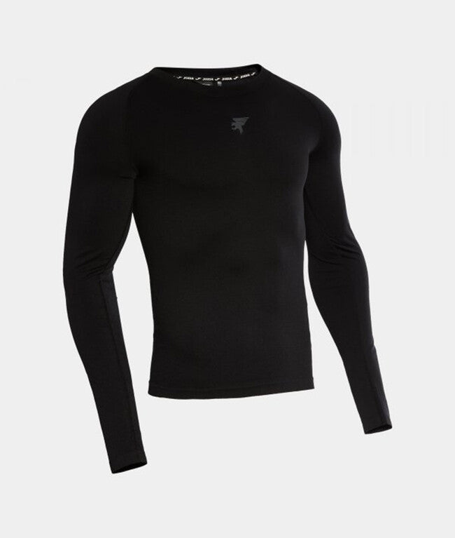 Polo tričko SNOW LONG SLEEVE T-SHIRT čierna