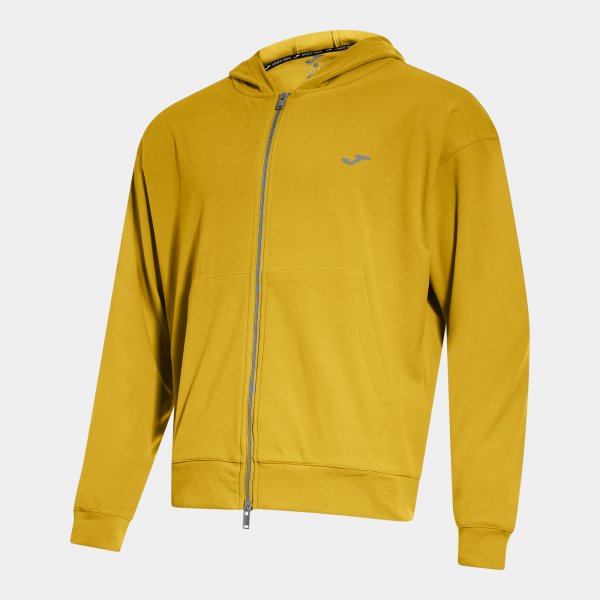 Mikina SOFT ZIP-UP HOODIE žltá