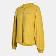 Dámska mikina SOFT ZIP-UP HOODIE žltá