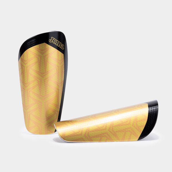 Chrániče SPIDER SHIN GUARDS GOLD BLACK GOLD-BLACK