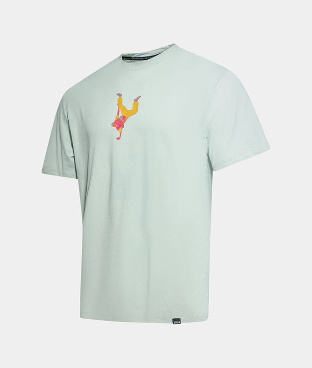 Tričko STEP SHORT SLEEVE T-SHIRT modrá - zelená