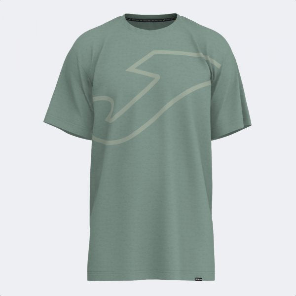 Tričko STEP SHORT SLEEVE T-SHIRT svetlá šedá - zelená