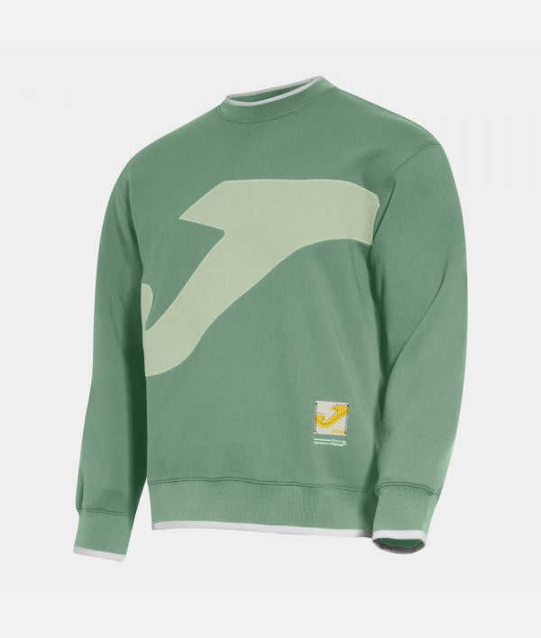 Mikina STEP SWEATSHIRT šedá - zelená